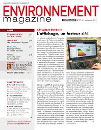 environnement magazine